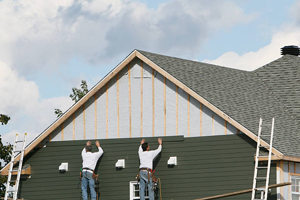 Professional Siding Replacement technician working in Belle Mead, NJ